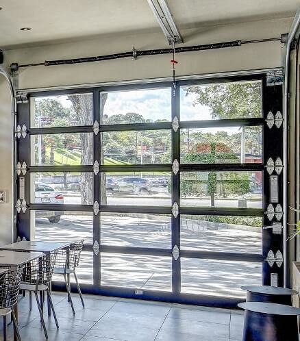 Inside with Garage Doors