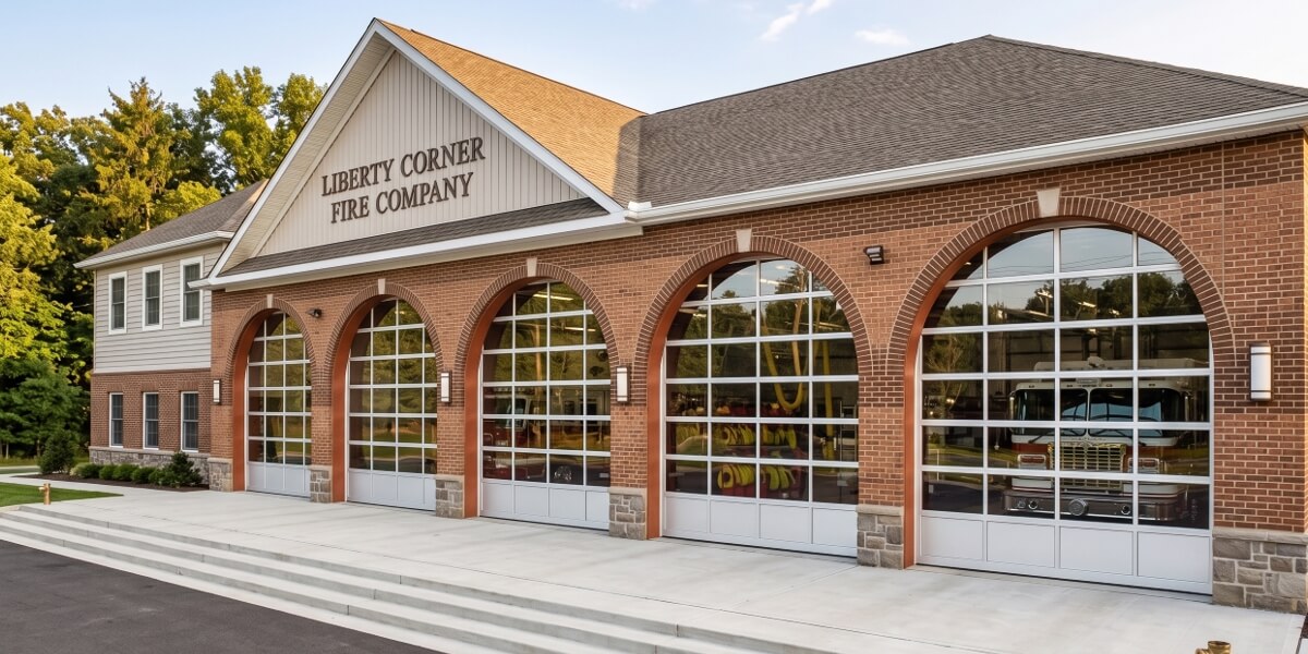 Liberty Corner, NJ Firehouse Garage Door Liberty Corner, NJ Firehouse Garage Door