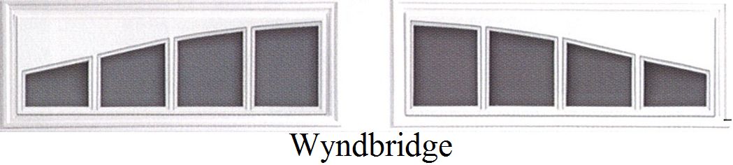 Residential Steel Carriage Style Garage Door, Wynbridge