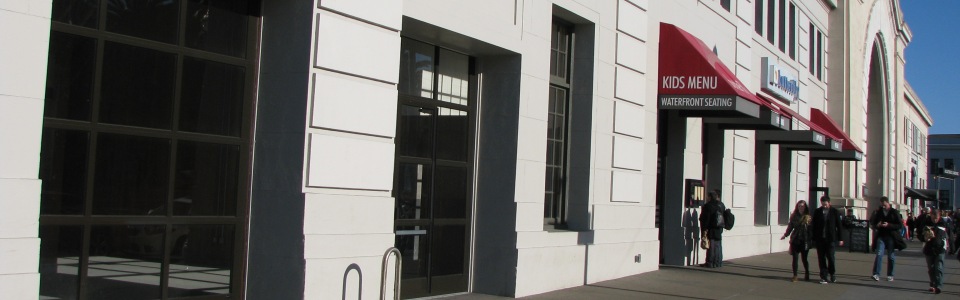 Glass Roll Up Door Installation at Pier 33.5, California