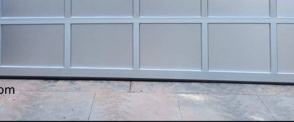 Glass Garage Doors with Uneven Slope