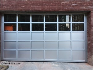 California Glass Garage Doors with Slope