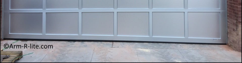 California Glass Garage Doors with Slope Feature