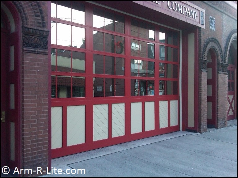 Firehouse glass Garage Doors