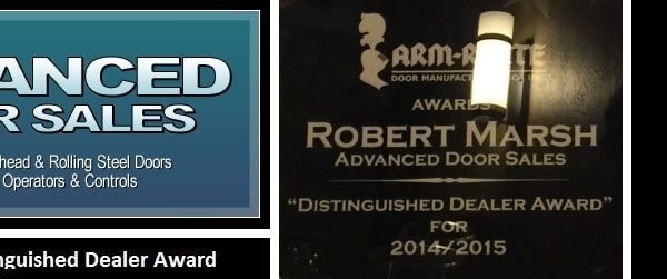 Distinguished Dealer of the Year Award for 2014-2015