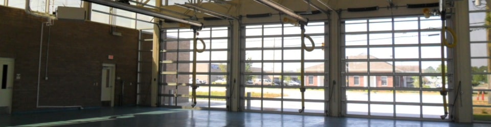 Fire Station Doors at Empie Park Fire Department