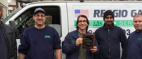 Frank Reggio of Reggio Garage Door Co. is recognized with Lifetime Achievement Award
