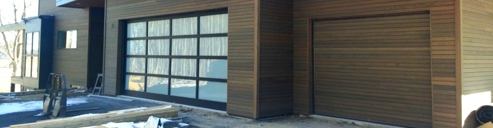 Wood Clad Garage Doors - Feature