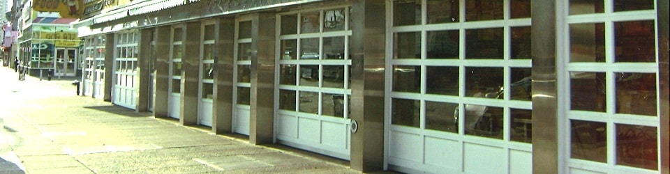 Glass Garage Doors for Redhook Restaurants - Header