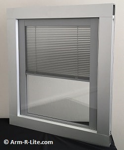 Arm-R-Blind Options for Glass Garage Doors