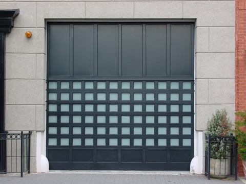 Residential Welded Aluminum Garage Door Model Custom CI