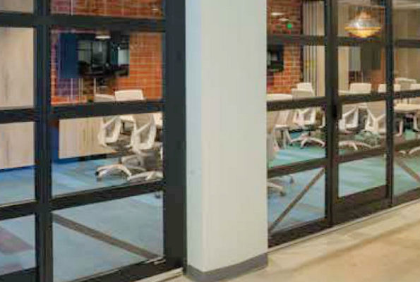 Ribbed 24 Gauge Steel Overhead Sectional Door