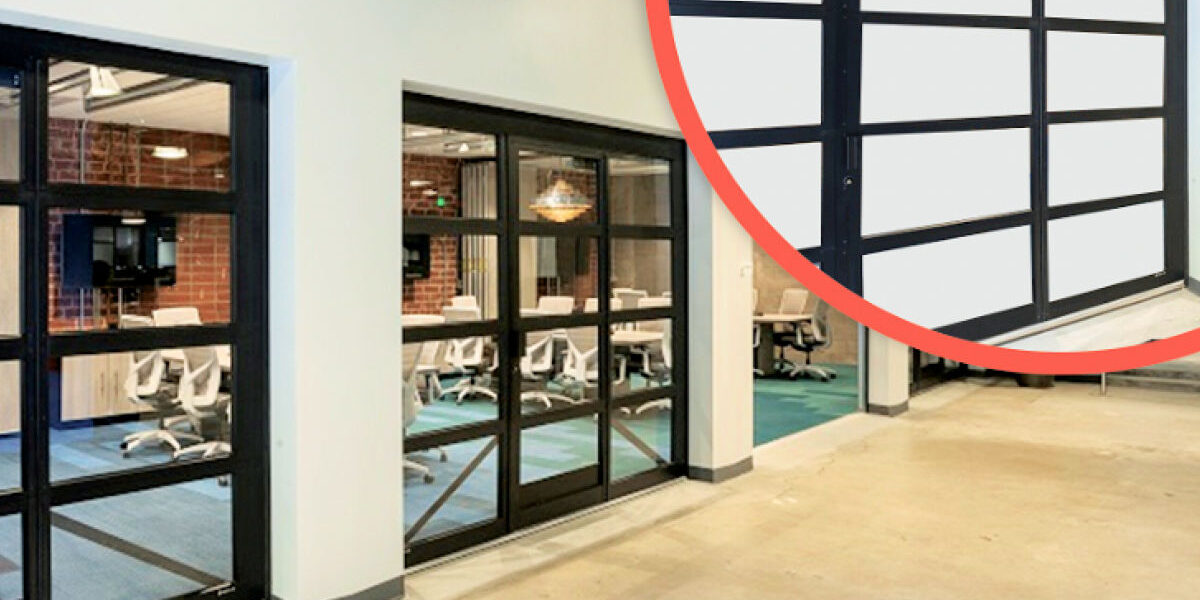 Smart Frost: Garage Glass That Switches from Clear to Private in a Click